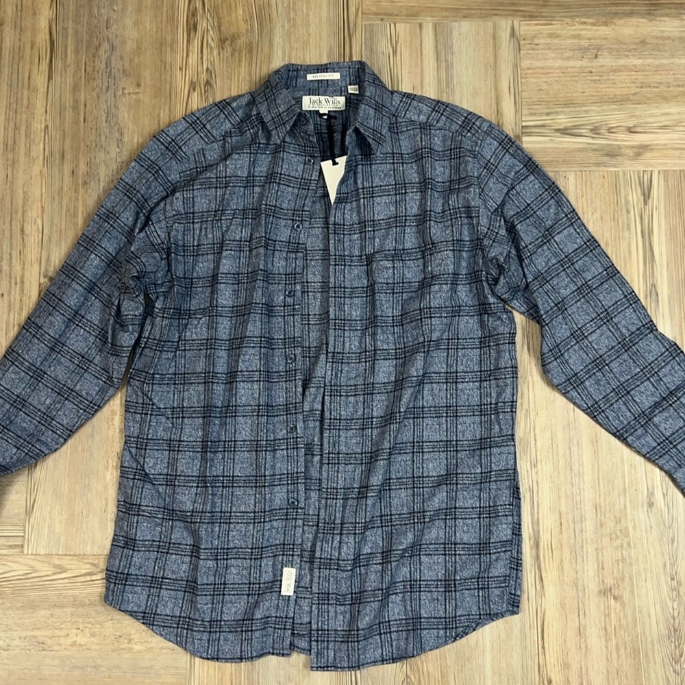 Jack Willis Foster Blue Checkered Shirt